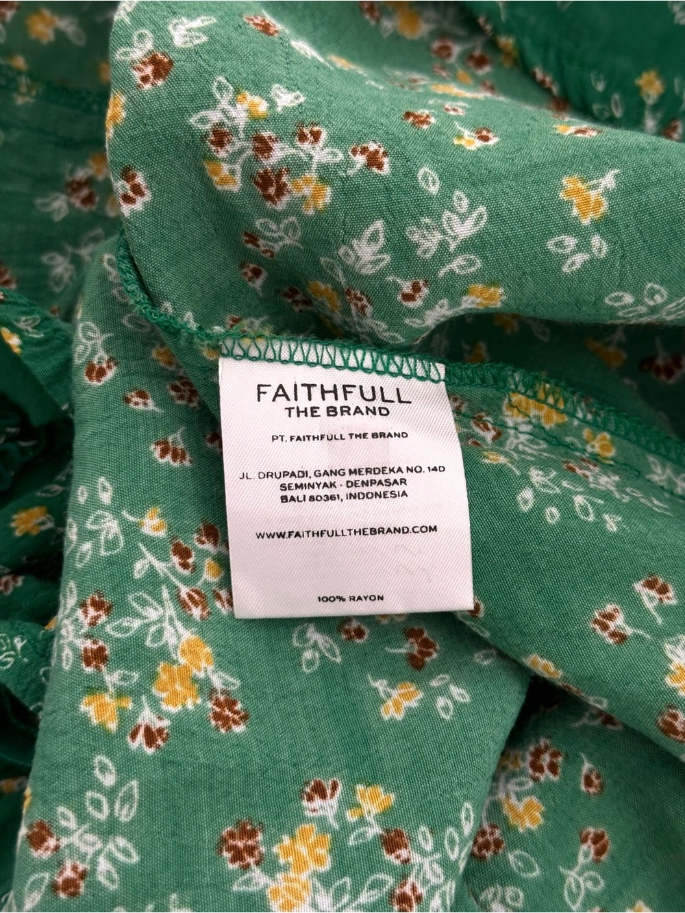 Faithfull the Brand Ruffle Mini Dress - Picture 12 of 13